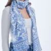 Foulard - Floral Serenity