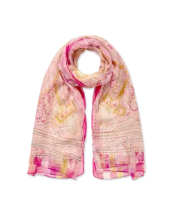 Foulard - Fuchsia Paisley