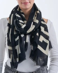 Foulard - Ivory Maze