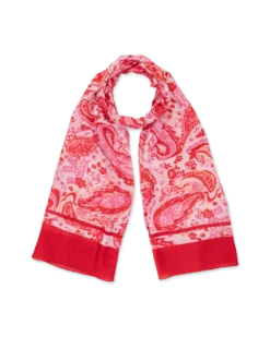 Foulard - Red Paisley