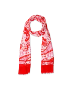 Foulard - Red Paisley