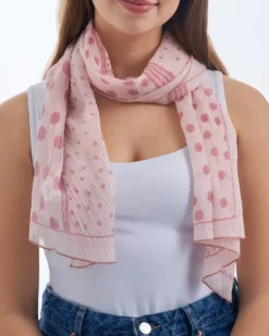 Foulard - Rosé Dots
