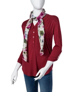 Foulard - Silky Flowers