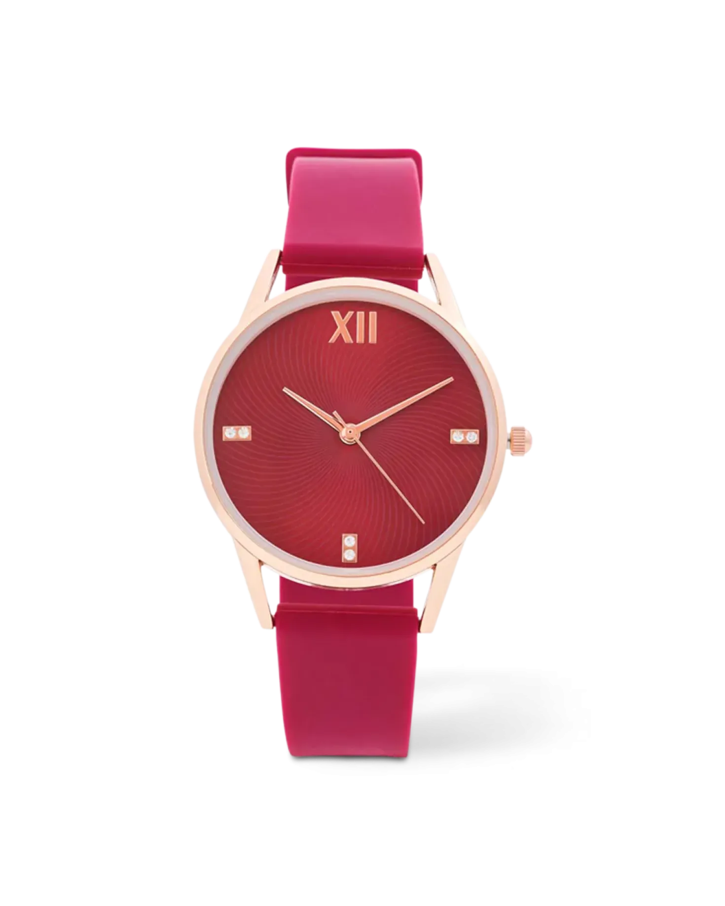 Montre - Simple Burgundy