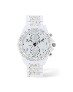 Montre - White Crystals