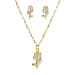 Parure de bijoux - Golden Tulips