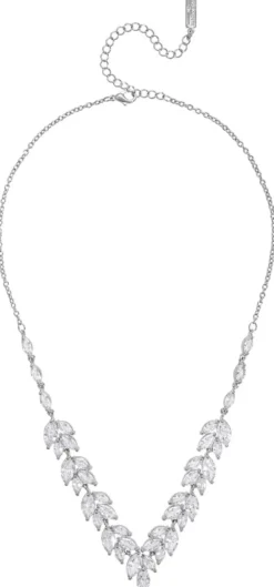 Parure de bijoux - Zirconia Leaves