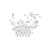 Peigne à cheveux - White Blossom