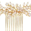 Peigne - Floral Gold