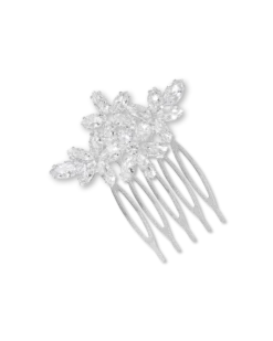 Peigne - Floral Zirconia
