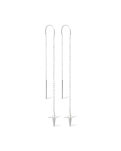 Pendants d'oreilles - Chain Cross