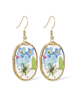 Pendants d'oreilles - Dried Flowers