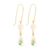 Pendants d'oreilles - Floral Pearl