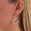 Pendants d'oreilles - Flower Circle