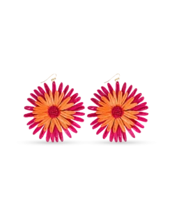 Pendants d'oreilles - Fuchsia Bloom
