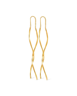 Pendants d'oreilles - Golden Spiral