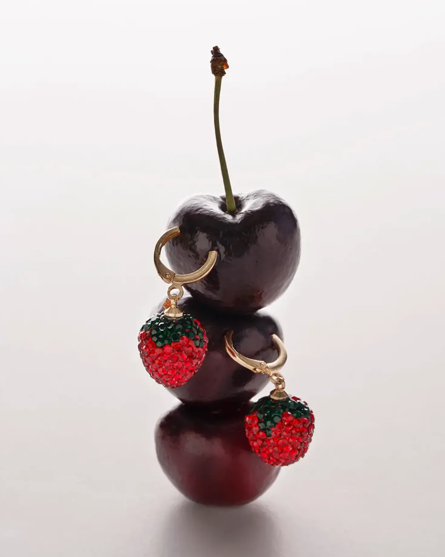 Pendants d'oreilles - Lovely Strawberry