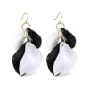 Pendants d'oreilles - Monochrome Leaves