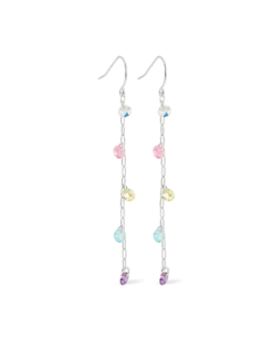 Pendants d'oreilles - Pastel Chain