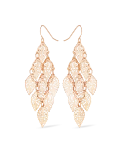 Pendants d'oreilles - Rose Leaves