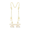 Pendants d'oreilles - Zirconia Flowers