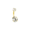 Piercing - Golden Zirkonia