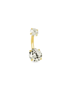 Piercing - Golden Zirkonia