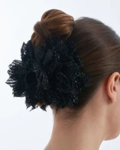 Pince à cheveux - Black Glitter