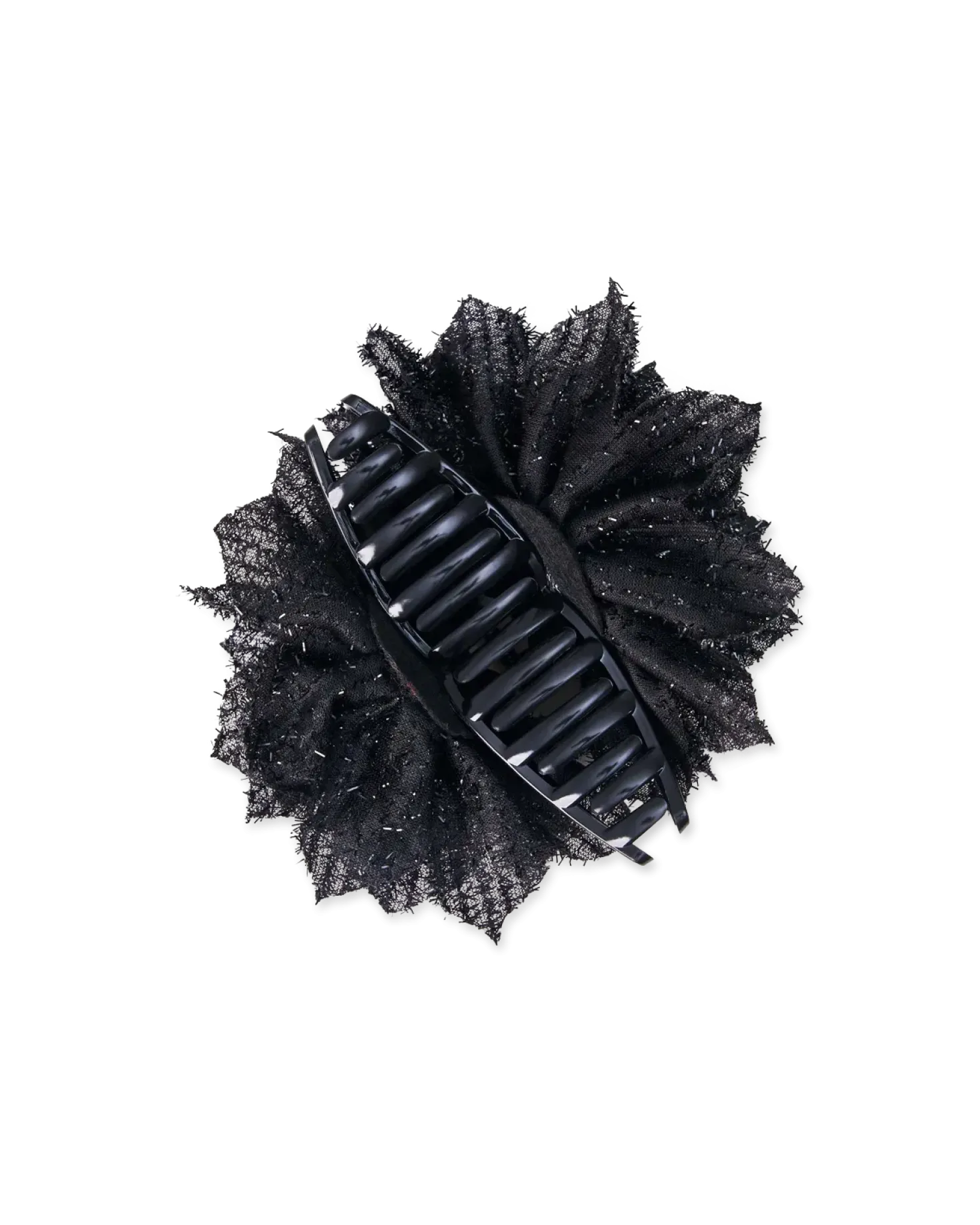 Pince à cheveux - Black Glitter