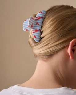 Pince à cheveux - Blue Stripes