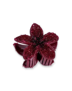 Pince à cheveux - Burgundy Blossom