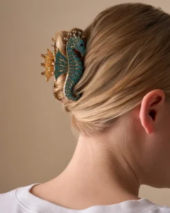 Pince à cheveux - Cyan Sea