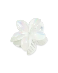 Pince à cheveux - White Aloha