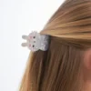Pince à cheveux - White Bunny