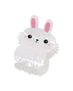 Pince à cheveux - White Bunny
