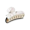 Pince à cheveux - White Marble