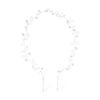 Épingles à cheveux - Silver Petal