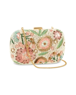 Pochette rigide - Beaded Blossom