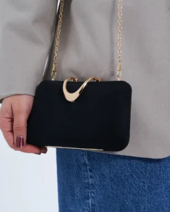 Pochette rigide - Black Glamour