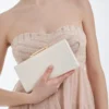 Pochette rigide - Shiny Ivory