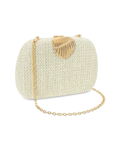 Pochette rigide - White Shell
