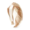 Serre-tête - Brown Raffia