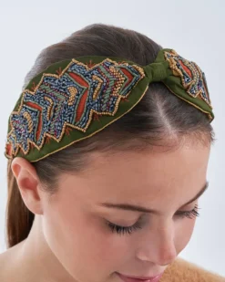 Serre-tête - Green Beads