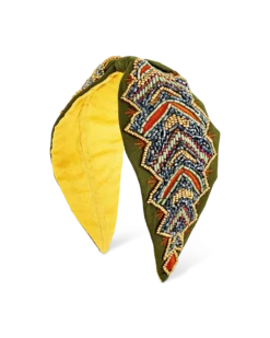 Serre-tête - Green Beads