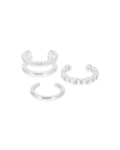 Set de anneaux pour oreille - Silver Trio