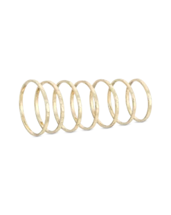 Set de bagues - Gold Piece